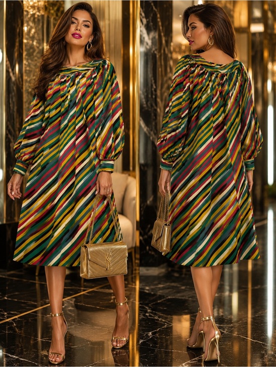 Givenchy Dresses & Skirts - Givenchy Multicolor Striped Dress